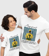 MS Dhoni Fan Club- Father And Son Duo Unisex Half Sleeve T-Shirts (Pack of 2)